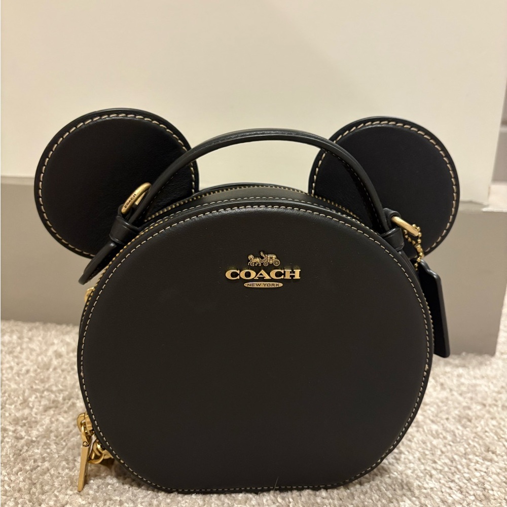 Disney X Coach Mickey cross body with long strap